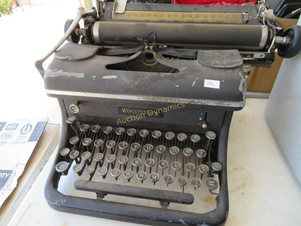 Antique Woodstock Typewriter