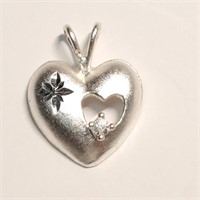 $120 Silver CZ Pendant