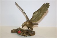 Brass Eagle Sculpture