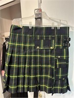 Pleated Kilt Skirt Sz XL