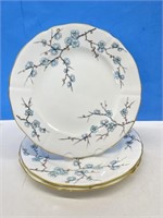 3 " Chinese Blossom " Plates by Adderley