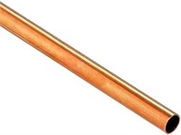 5' Long, 7/8" OD x 3/4" ID, Grade C12200 Copper Wa