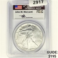 1986 ASE Mercanti Signed PCGS MS69