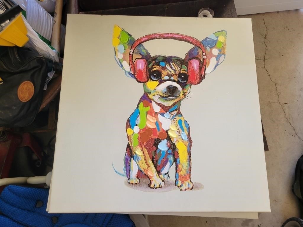 Dog Painting Decor