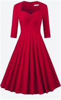 ($69)Women's 1950s Retro Vintage 3/4 Sleeve,M