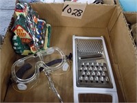 SAFETY GLASSES AND GRATER