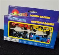 Mega movers vintage diecast metal action racers