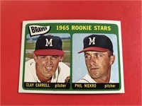 1965 Topps Phil Niekro Rookie Card #461 HOF 'er