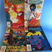 4 SPIDER-MAN COMIC BOOKS