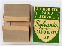 SYLVAINA RADIO SERVICE FLANGE SIGN w/ BOX