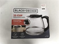 BLACK+DECKER 12CUP REPLACEMENT CARAFE