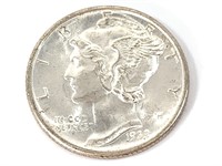 1939-D Mercury Dime MS, Full Band