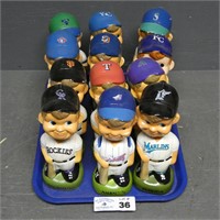 (12) Assorted MLB Bobbleheads