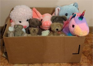 Plush Toys Inc, Bears, Unicorn, Pig, etc. All
