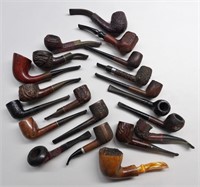 Lot of 20 Tobacco Smoking Pipes