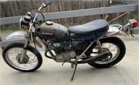 1972 Honda SL 350 motorcycle, barn find