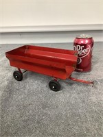 Red Metal Farm Wagon