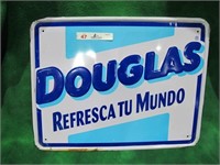 DOUGLAS EMBOSSED SPANISH SIGN