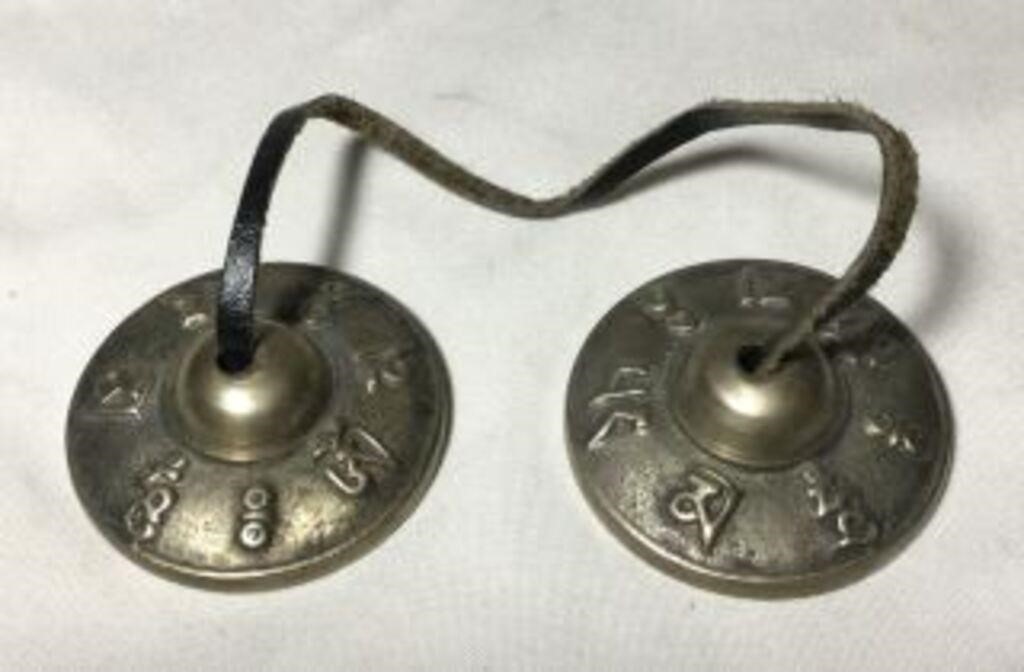 Tibetan Brass Temple Bells made in Nepal