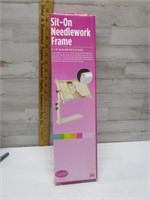 SIT ON NEEDLE WORK FRAME - NEW