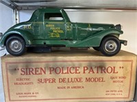 Marx Siren Police Patrol Car