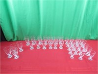 13,4 Large Goblets, 19 Small Goblets