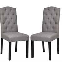 S AFSTAR Fabric Dining Chairs Set of 2,