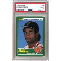 1989 Score Deion Sanders Rookie Psa 9