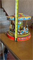 Playland-Marry-Go-Round maid by J. Chein & Co.