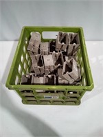 Milk Crate of Recep Boxes