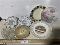Vintage collector plates (1909 calendar & others)