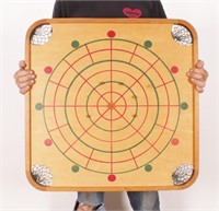 Vintage Double Sided Wood Game Board Tabletop