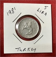 1981 Turkey 5 Lira