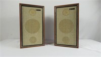 VINTAGE PAIR OF CRITERION 50 STEREO SPEAKERS