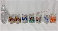 Vintage Welch's Jelly Glasses & Bugs Bunny Glass
