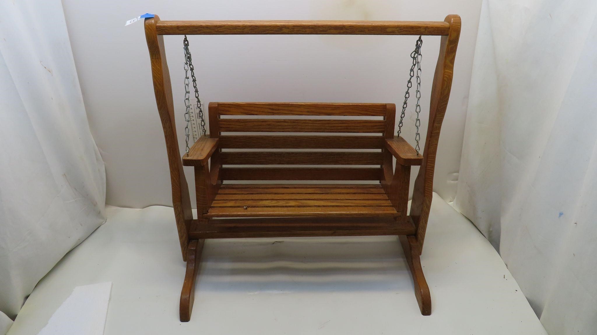 miniature swinging bench