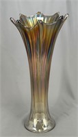 Morning Glory 17" funeral vase - smoke