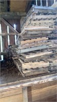 Lot of Folding Orchard Crates