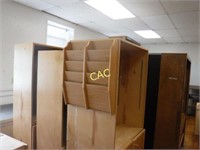 3pc Wooden Storage Shelves & 2door Storage