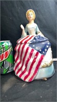 Betsy Ross cookie jar