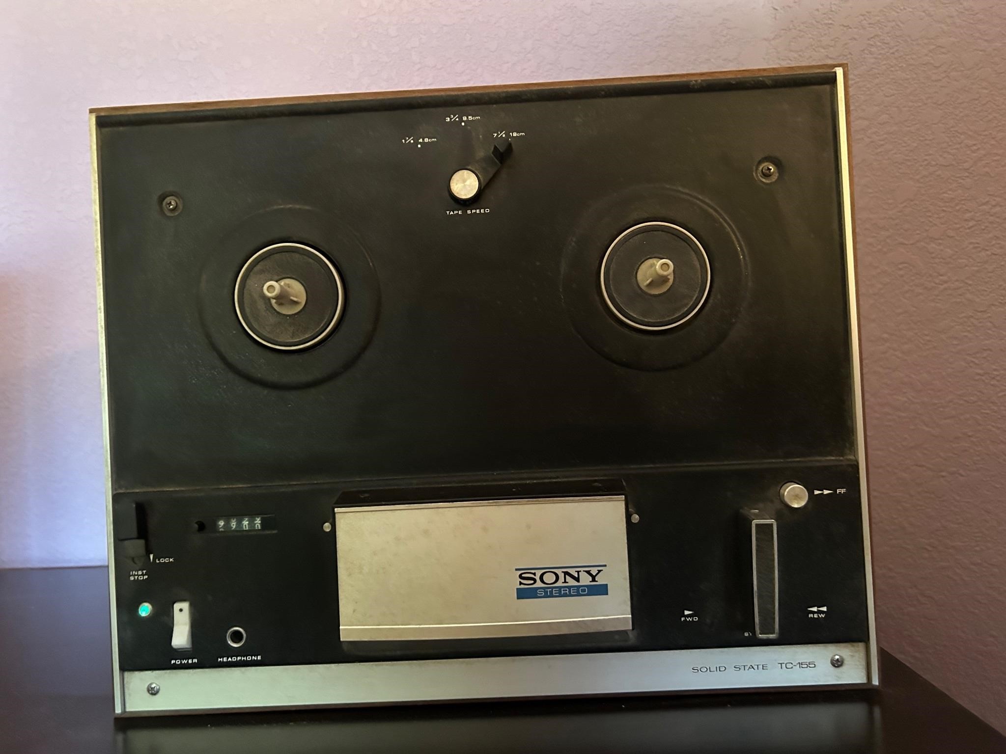 Vintage Sony Reel to Reel Tape Recorder