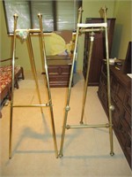 2 Light Brass Easels