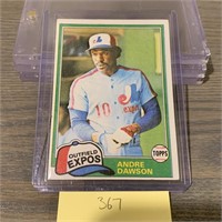 Andre Dawson Baseball Card