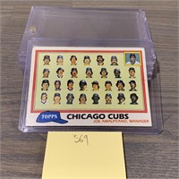 Chicago Cubs Baseball Card