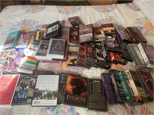 VHS and DVD - movies, Gospel, documentaries