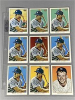 (17) TOPPS 206 MICKEY MANTLE CARDS