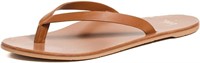 Sz 8 beek Women's Seabird Flip Flops   Tan