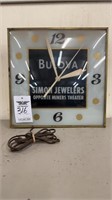 316. Bulova Simon Jewelers Clock