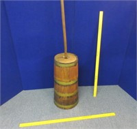 primitive wooden dasher churn - 1800's era