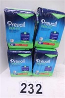 4 Packs 20 Count Prevail Daily Underwear (New)